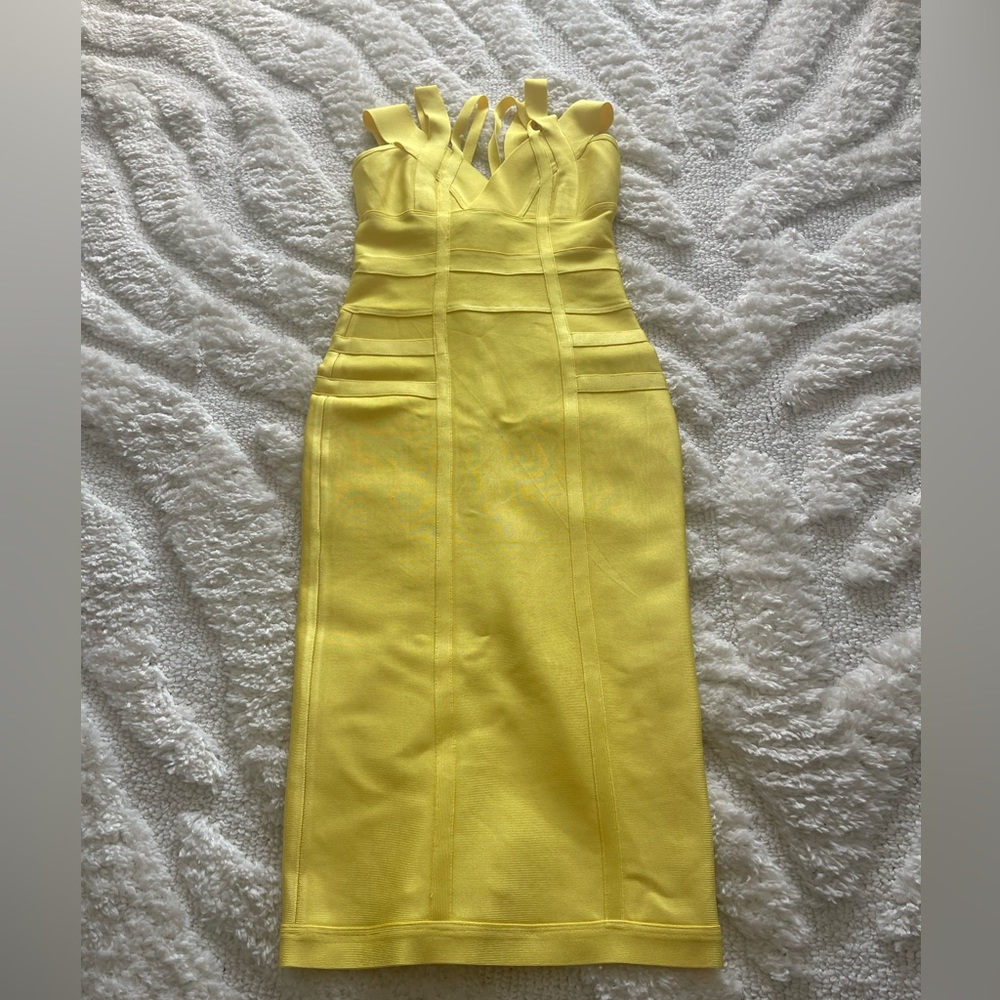 Worn once House of CB bodycon dress. Size Medium